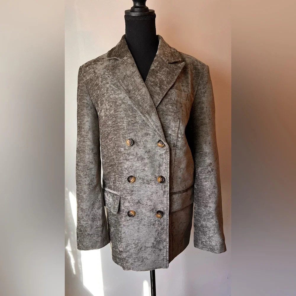 Commense Retro Velvet Blazer - Picture 4 of 8